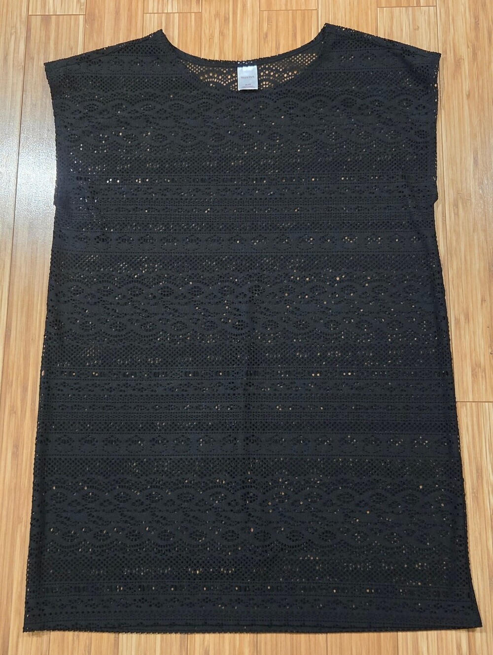 Merona Black Lace Swim Coverup